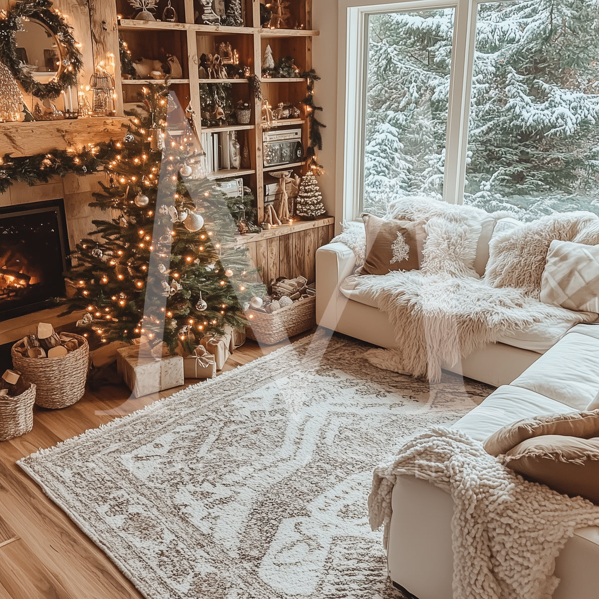 White Christmas Decor