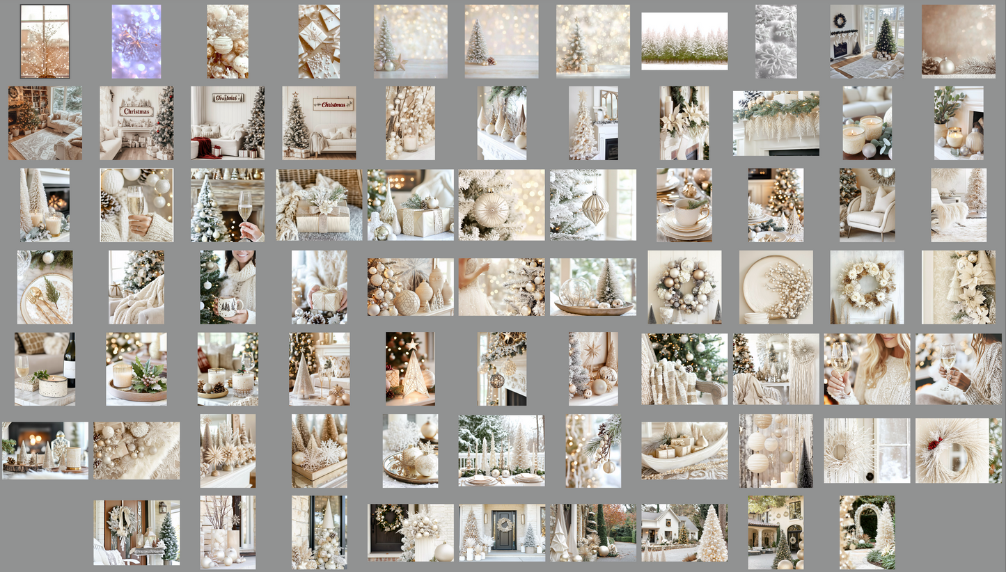 White Christmas Decor
